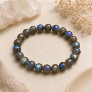 Bracelet Labradorite boules 6mm